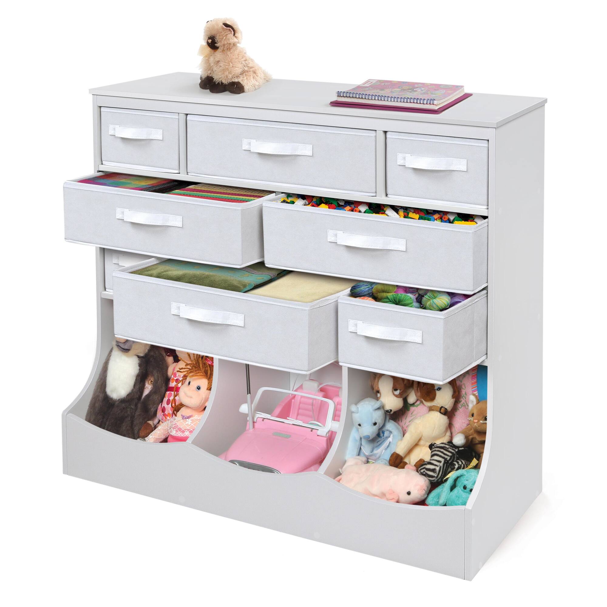 Badger Basket White Baskets & Bins Storage Station